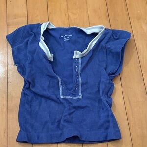 Urban Outfitters Blue Button Down Shirt